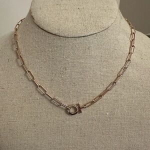 Stella & Dot Rose Gold Chain Necklace